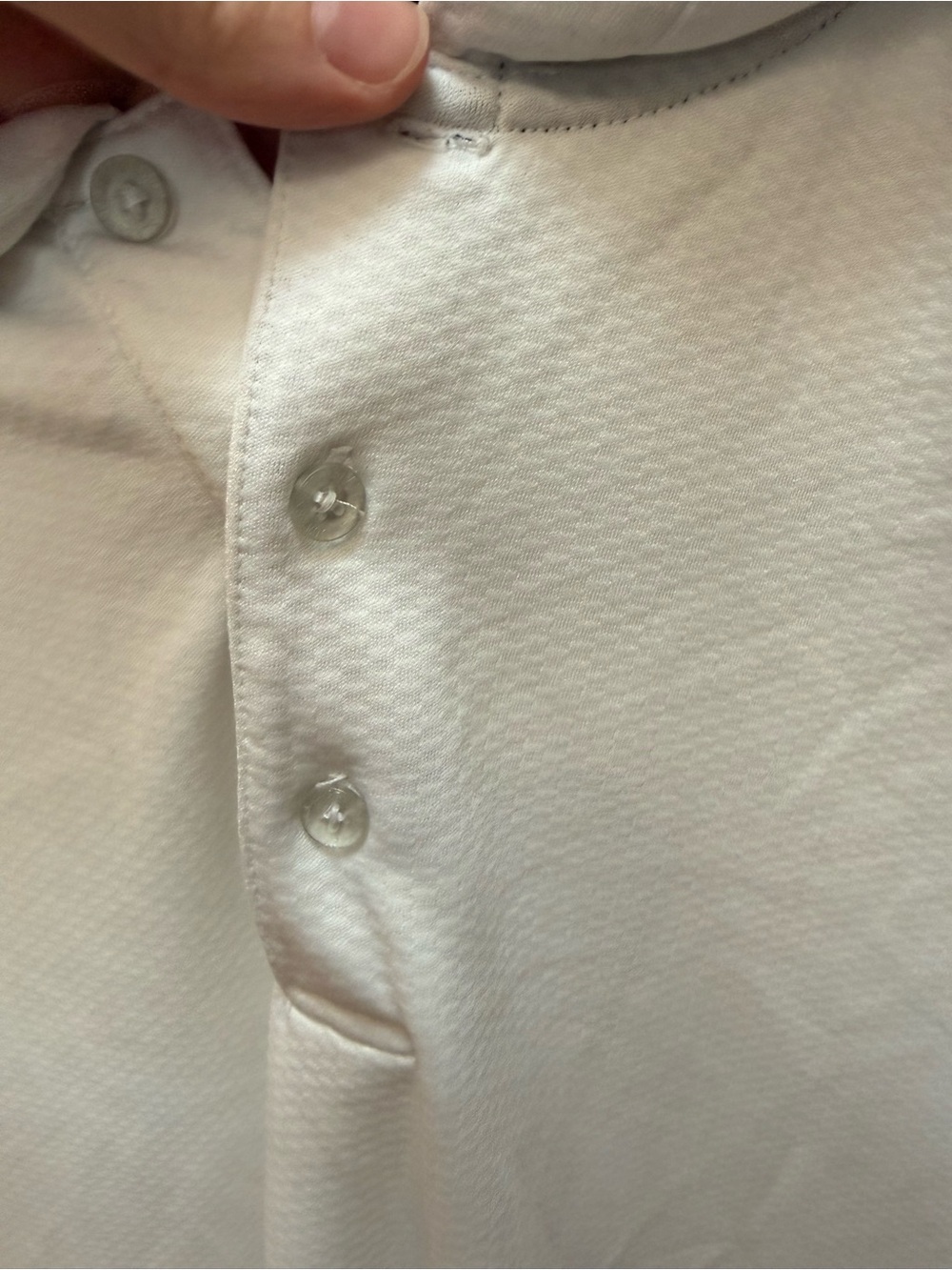 Slazenger White Men's Polo - Short Sleeve Performance - Picture 2 of 5